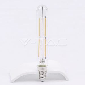 LED Bulb 4W E14 T20 Filament Clear Glass 4000K
