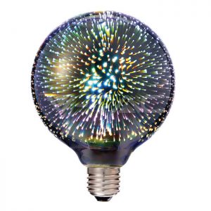 LED Bulb 3W E27 Filament 3D G125 3000K