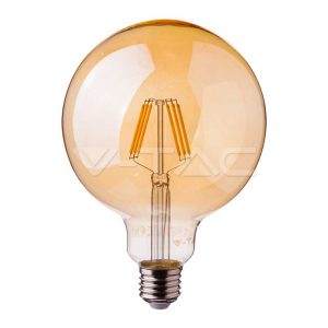 LED Bulb SAMSUNG Chip Filament 6W E27 G95 Amber Cover 2200K
