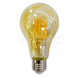 LED Bulb 8W E27 Filament Amber Cover Warm White