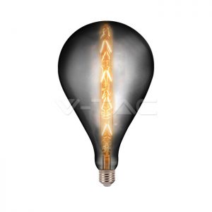 LED Bulb 8W E27 G165 Grey Smoky Dimmable 2200K