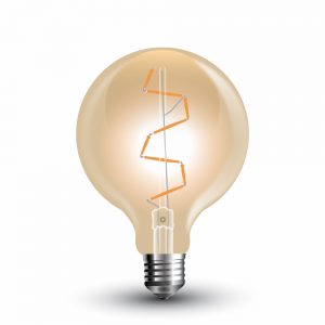 LED Bulb 4W Filament E27 G95 Amber Warm White