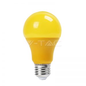 LED Bulb 9W E27 Yellow Color Plastic
