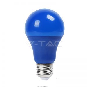 LED Bulb 9W E27 Blue Color Plastic
