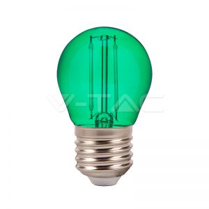 LED Bulb 2W Filament E27 G45 Green Color