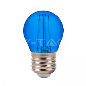 LED Bulb 2W Filament E27 G45 Blue Color