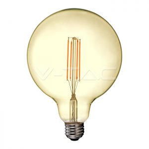 LED Bulb 12.5W Filament E27 G125 Amber Cover 2200K