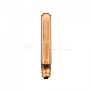 LED Bulb 2W ART Filament Candle E27 T30 Amber Glass 1800KÂ±200K