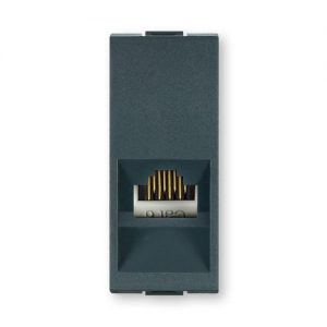 665.A Prikljucnica komunikacijska MODE RJ45 Cat 6 UTP 1M, antr