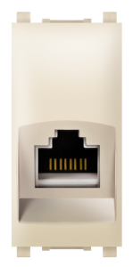 74222.9 Priklj. komunik. EXP RJ45 Cat5e Keystone LB FTP 1M, krem