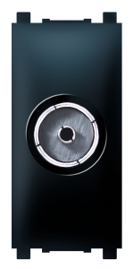 74262.E1 Prikljucnica antenska FM EXP IEC F /F 1M, crna soft