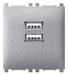 74283.S USB punjac EXP 2,1A 5V= 2M, silver
