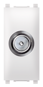 74264.0 Prikljucnica antenska TV EXP prolazna 10dB IEC 1M, bela