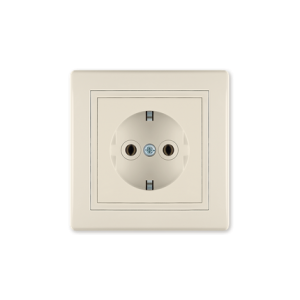 635.999 Prikljucnica dvopolna PRESTIGE NF standard, krem