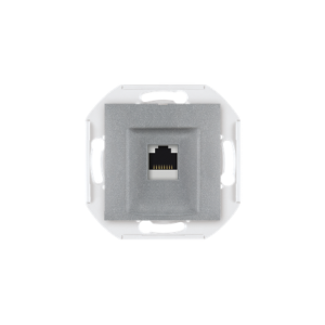 6016S.S Mehanizam komunik. priklj. PRESTIGE 1xRJ45 Cat 6A FTP, m. sreb