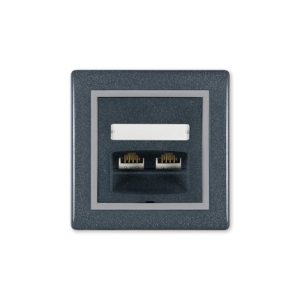 615.212 Prikljucnica komunikacijska PRESTIGE 2xRJ45 Cat6 UTP, 21