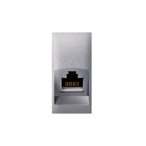 PP74224.S Priklj. kom. EXP RJ45 Cat 6 Keystone LB FTP 1M/5, silver