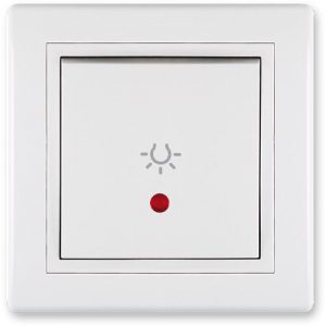 609I.00 Taster sklopka za svetlo PRESTIGE sa indik. 10A 250V~, be