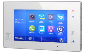 0784 Unutra?nja jedinica video interfona DT47MG(V2)/TD7-W, 7 touch screen ekran BELI