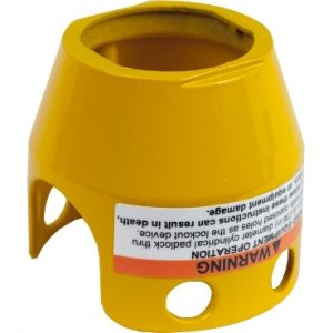 ZBZ1605 žuta metalna zaštita pečurkaste glave Ø40 sa zaključavanjem