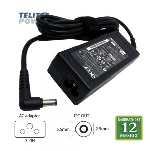 2299 ACER 19V-3.42A ( 5.5 * 2.5 ) ADP-65JH 65W LAPTOP ADAPTER PU-3004