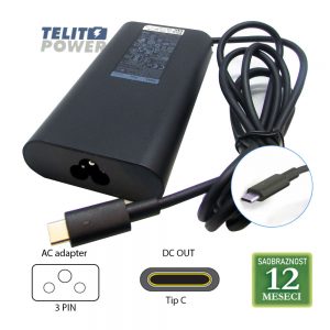 2372 DELL 20V-4.5A ( C TYPE ) USB-C 90W  LAPTOP ADAPTER PU-3043