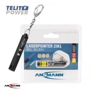 2604 ANSMANN Laser Pointer 2 u 1 LAMPA Laser Pointer 2u1