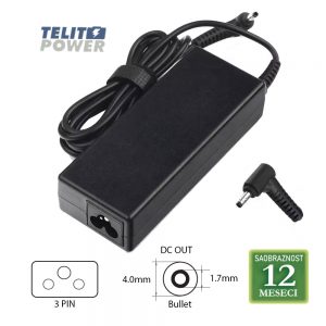2821 DELL 19.5V-4.62A ( 4.0 * 1.7 - Bullet ) ADP-90LD B 90W LAPTOP ADAPTER PU-3736