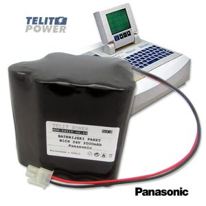 1205 Baterija NiCd 24V 2000mAh Panasonic za Cardioline Delta 60 Plus ECG/EKG TPBP-0270