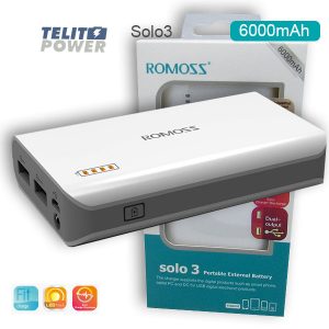 356 Power Bank Solo 3  ROMOSS 6000mAh PB Solo3