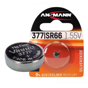 2577 Srebro-Oksid baterija 1.55V SR66 / SR626 / 377 Ansmann primarna SR66 Ansmann