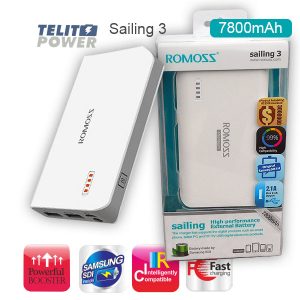 350 Power Bank Sailing 3  ROMOSS 7800mAh PB Sailing3