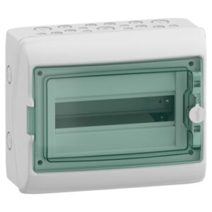 Mureva orman: kuciste za modularnu opremu, 1x12M (18mm), sa klemama, 280x340x160mm(vxsxd), IP65
