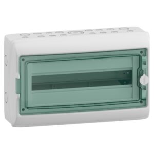 Mureva orman: kuciste za modularnu opremu, 1x18M (18mm), sa klemama, 280x448x160mm(vxsxd), IP65