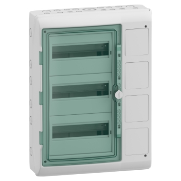 Mureva orman: kuciste za 4 Mureva PK uticnice i 3x12 modula (18mm), 610x448x160mm, IP65