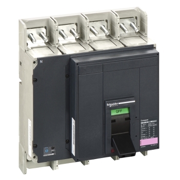 Telo prekidaca Compact NS1250-H, 4P, DO, In=1250A, Un=220/415V AC (Icu=70kA, Ics=50%Icu), sa motornim pogonom