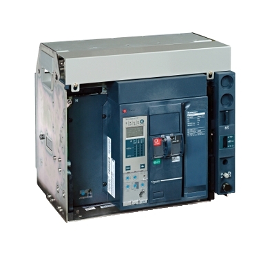 Telo prekidač MASTERPACT NT12-H2, 4P, DO, In=1250A, Un=220/415V AC (Icu=50kA, Ics=100%Icu), 4 kontakta za prebacivanje statusnog signala (OF i signal fault prekidača) (OF ault prekidač§) poklopac komore za gašenje