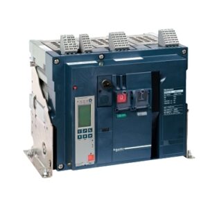 Telo prekidač MASTERPACT NW16-H2, 3P, F, In=1600A, Un=220/415V AC (Icu=100kA, Ics=100%Icu), 4 preklopna kontakta statusnog signala (OF0§ prekidač), 1