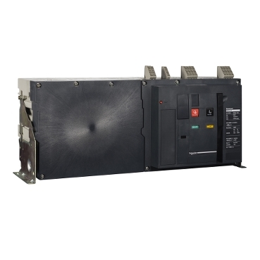 Telo prekidač MASTERPACT NW50-H1, 3P, F, In=5000A, Un=220/415V AC (Icu=100kA, Ics=100%Icu), 4 kontakta za prebacivanje statusnog signala (OF0§ prekidač), 1