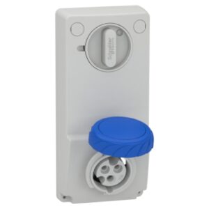 Mureva PK: uticnica panelna sa rastavljacem, 16A, 250V, 2P+PE, IP65
