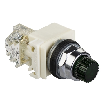 TASTER SVETLEĆI ZELENO 120V LED