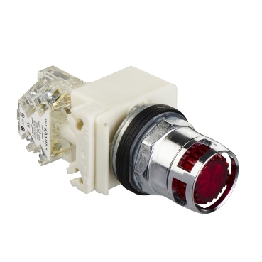 TASTER SVETLEĆI CRVENO 120V LED