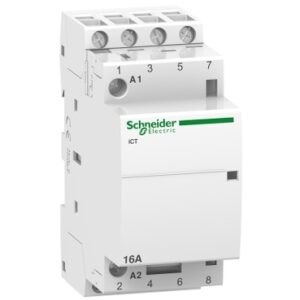 iCT: kontaktor modularni, 4P (4NO), 16A (AC7a), kalem 220...240V AC, 2M
