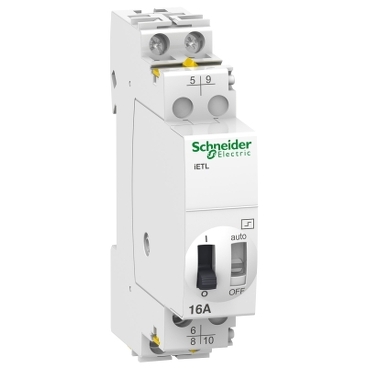 iETL: ekstenzija za impulsno rele, 1NO/NC+1NO, 24V AC/12V DC, 16A