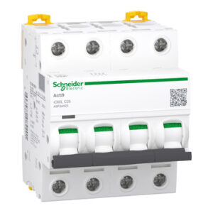 iC60L: automatski prekidac 4P, 25kA, kriva "C", 25A