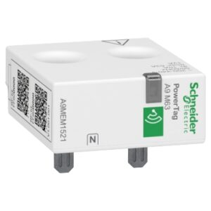 PowerTag A9 M63: bezicni senzor za monitoring energije, 1p+N, 63A, gornja konekcija