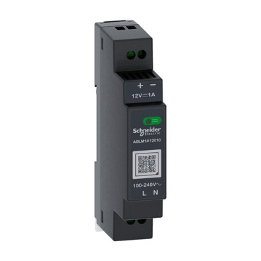 ABLM: monofazno napajanje - regulisani prekidacki DC izvor, modularni, 100...240VAC/12V DC: 12W, 1A