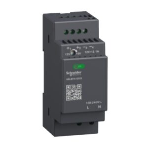 ABLM: monofazno napajanje - regulisani prekidacki DC izvor, modularni, 100...240VAC/12V DC: 25W, 2.1A