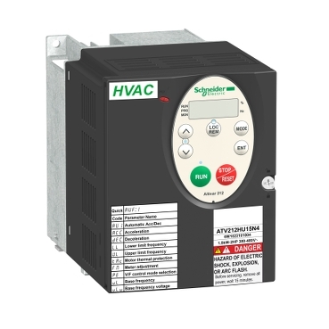 Altivar 212: frekventni regulator brzine trofaznih asinhronih motora (P=1.5kW), 3F, 380...480V AC, sa EMC filterom C2, IP21
