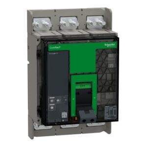 Prekidac ComPacT NS630b-N, 3P, F, In=630A, Un=220/415V AC (Icu=50kA, Ics=100%Icu) sa zastitnom jedinicom Micrologic 2.0 i prednjim prikljuccima